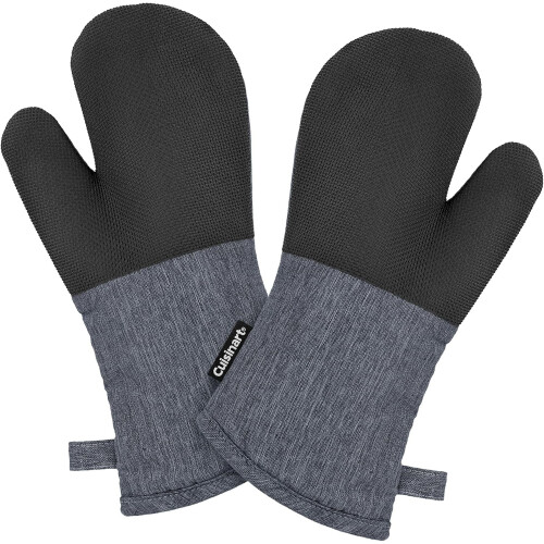 Cuisinart Chambray Ofenhandschuhe – Hitzebeständig, Lang