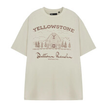 Yellowstone Mens Dutton Ranch Barn Short-Sleeved T-Shirt