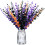 24-Piece Artificial Eucalyptus Stems – Gold, Black, White 1
