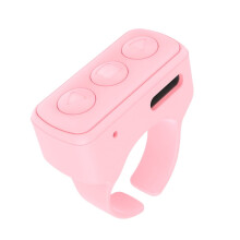 Anello di scorrimento Bluetooth rosa per telefono