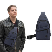 Lille nylon crossbody-taske til mænd og kvinder, brystslynge