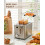 ZACHVO 2 Slice Toaster, LED Countdown Timer, 6 Browning Setting - Bread Toasters 9