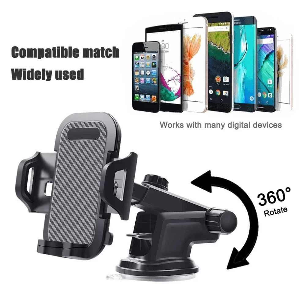 Universal Car Phone Holder 360 Windscreen Suction Mount Gps Stand Cradle New Uk 95767451
