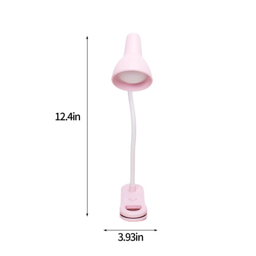 Luminária de mesa com clipe e 16 LEDs, com 3 modos de iluminação. 2