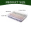 Stackable Transparent PP Food Container with Lid 10.8 x 8.6 3