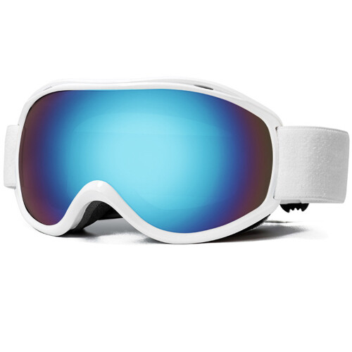 Windproof Ski Goggles Snowboard Goggles-Sand white frame whi
