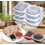 Double Compartment Condiment Containers, 40-Pack, 130ml, 2