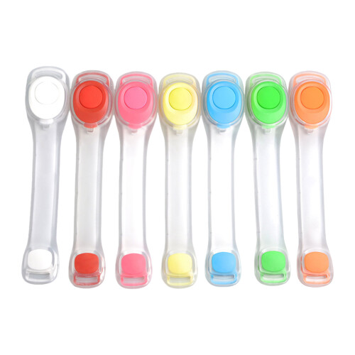 Bracelet de poignet Rechargeable USB, brassard de sécurité-Rouge 1