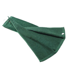 Serviette de golf avec mousqueton pour sac de golf,-Vert