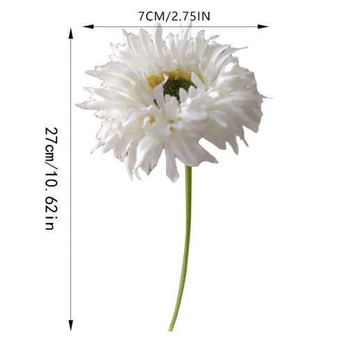 Brushed Gerbera Artificial Flowers – 12 Stems 2