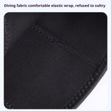 Neoprene Knee Sleeve Adjustable Support Strap-Black M