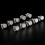 10Pcs Split Shaft Guitar Potentiometers Replacement A20K 6