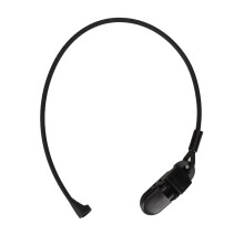 Clips de silicona negros para audífonos cordón anti pérdida