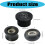 4Pcs Noiseless Sliding Pulley Replacement Roller Wheels For-B 3