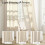 Neutral Linen Blend Curtains 38x54 in, 2 Panels 5