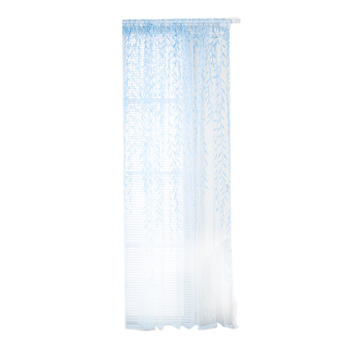 XiYing Voile Curtain Panel Willow Leaf Pattern 55 x 94 in 1