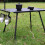Folding Table Stool Base Modern Furniture Legs Four Leg Assembly 4