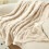 Fleece Throw Blanket Extra Large White 40x60 inch 6