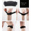 Elastic Patella Knee Brace Adjustable Knee Support Strap-Black 6