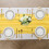 Chiffon Table Runner 12 x 118 in Yellow 2