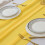 Chiffon Table Runner 12 x 118 in Yellow 3