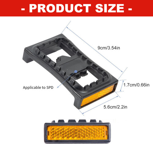 Ergonomic Locking Bike Pedals Enhanced Grip Rainproof Design for 2