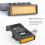 Ergonomic Locking Bike Pedals Enhanced Grip Rainproof Design for 6