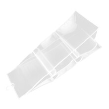 Hängender Handtaschenorganizer aus Nylon – Transparent, mehrstufig