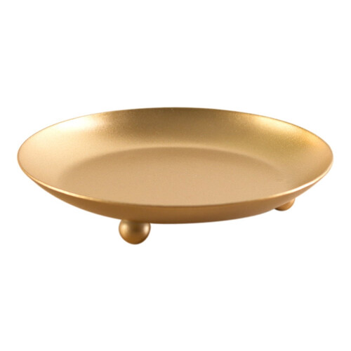 Candle Plate Iron Candle Tray Accessory 1 Piece