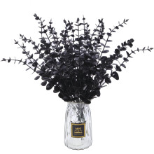 Black Artificial Eucalyptus Stems, 30 pcs