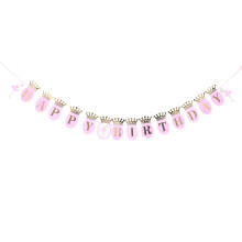 Ballet Girl Birthday Banner Pink 3.6m