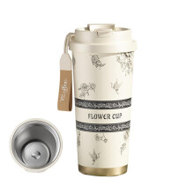 Ceramic-Lined Vacuum Insulated Coffee Mug 500ml