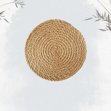 Natural Jute Table Mat – Heat-Resistant Placemat & Trivet