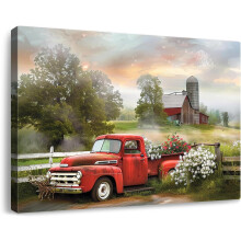 Rustic Farmhouse Canvas Print 16x12in