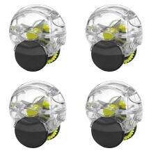 4-teiliges Knoblauchschneider-Set mit Rollen