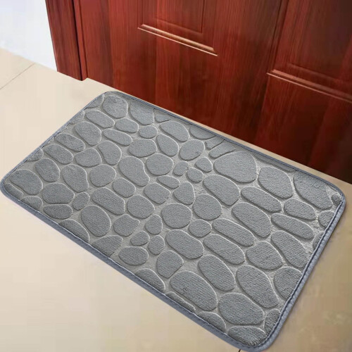 Memory Foam Bath Rug 60x40cm Non-Slip Absorbent Mat