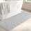 Washable Beige Bath Rug Rectangular 10 x 17 in 1