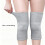 Elastic Knee Brace Nonslip Support Sweat Resistant-Light Grey S 7
