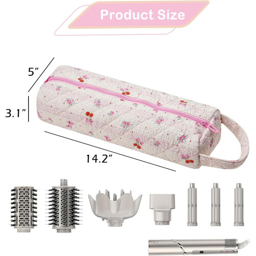Borsa da viaggio per strumenti per capelli, ideale per piastre e arricciacapelli. 1
