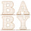 4Stk Holz Baby Beige - Rustikale Boho Für Kinderzimmer 1