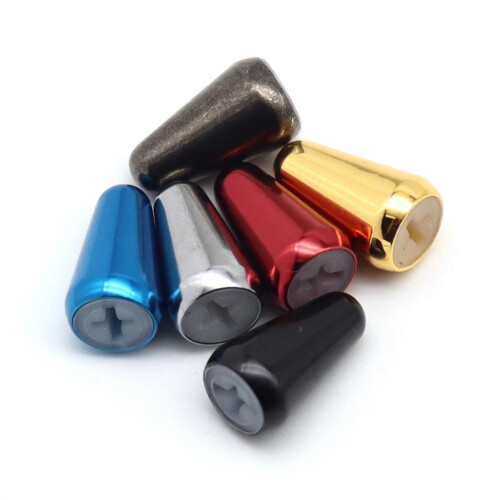 2Pcs Quick Install Guitar Pickup Switches Tip Toggle-Golden 1