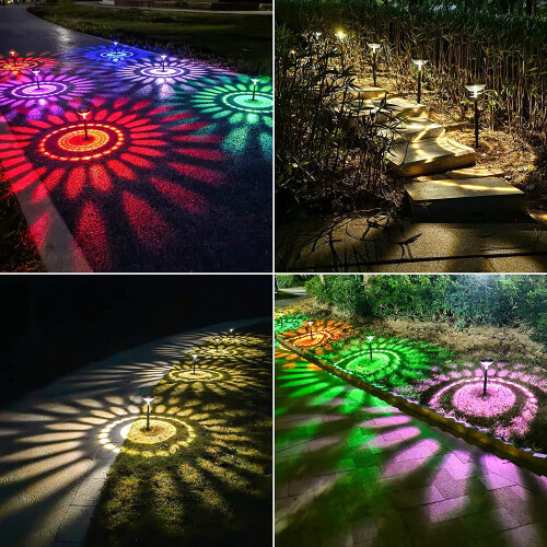 Solar Pathway Lights 6 Pack – Dual Mode LED, Waterproof 1