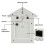 Cuckoo Wall Clock in White – ABS Material, Battery Powered 5