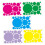Round Dot PVC Wall Stickers – 5 Sheets, Assorted Colours 5
