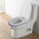 Bestickter WC-Sitzbezug – Polyester, Grau, 1 Stück 5