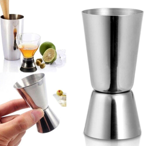 Doppelmessbecher aus Edelstahl 25/50 ml 1