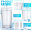 12-Pack 16oz Unbreakable Clear Plastic Tumblers 2