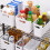 Bacs de rangement empilables en plastique avec couvercles 6