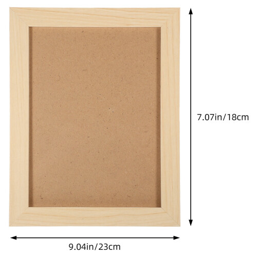 Wooden Photo Frame 4x6 in Assorted Colours 1