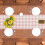 Linen Table Runner Pink White Buffalo Check 13x108 in 5